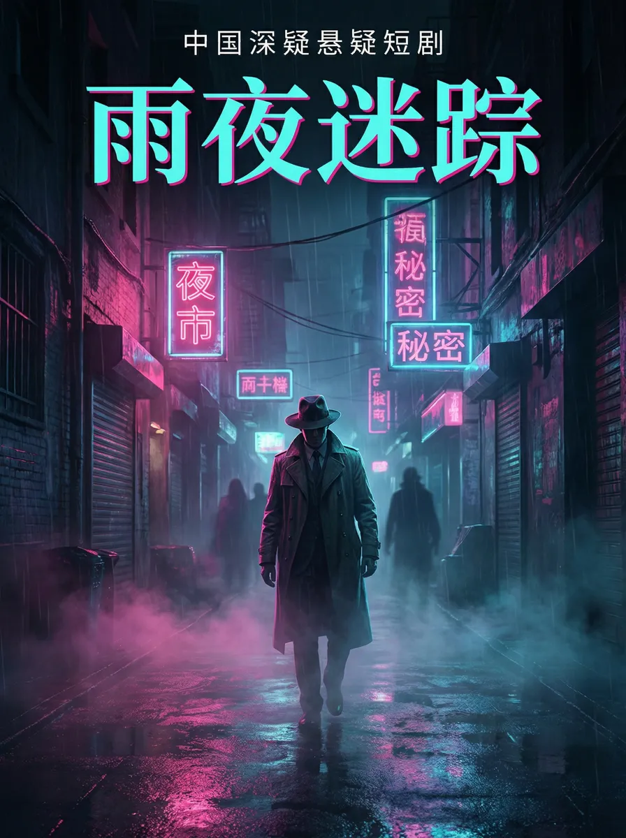 偷上人妻 悬疑追踪短剧 - 雨夜迷踪海报