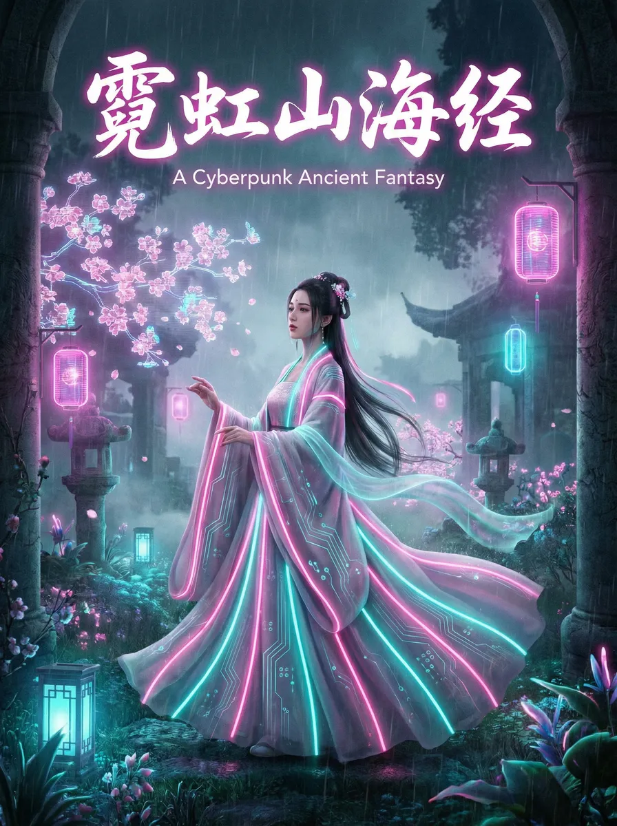 偷上人妻 古风奇缘短剧 - 霓虹山海经海报